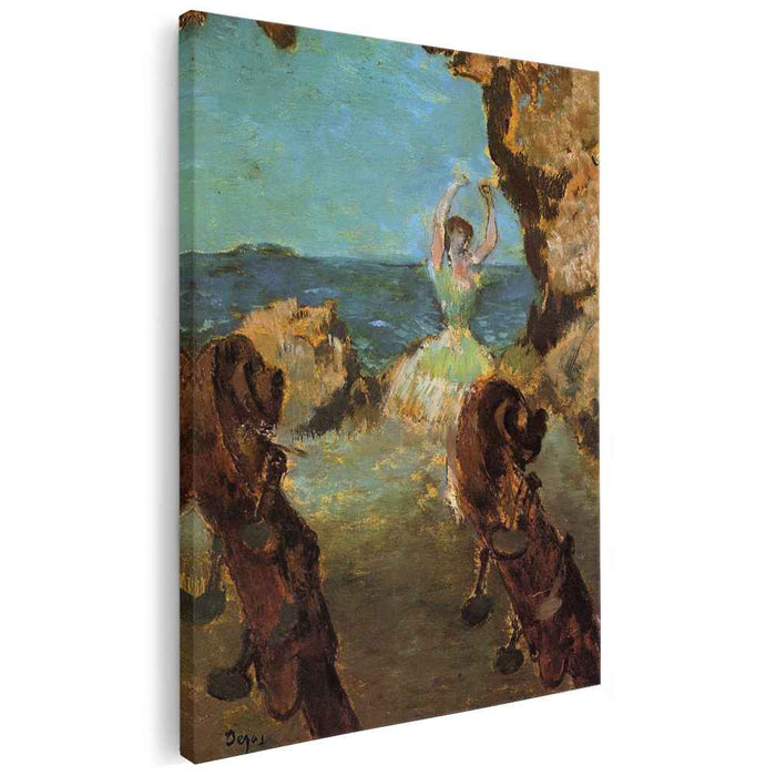Dancer on Stage (1890) by Edgar Degas