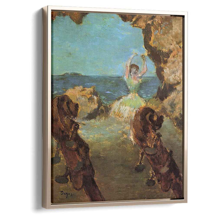 Dancer on Stage (1890) by Edgar Degas