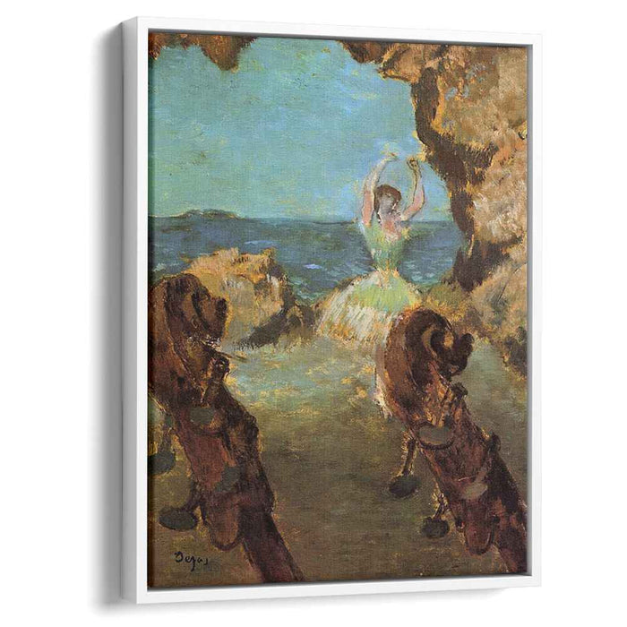 Dancer on Stage (1890) by Edgar Degas