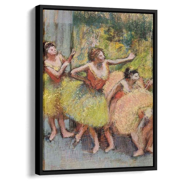 Dancers in Green and Yellow (1904) by Edgar Degas