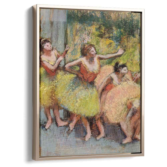 Dancers in Green and Yellow (1904) by Edgar Degas