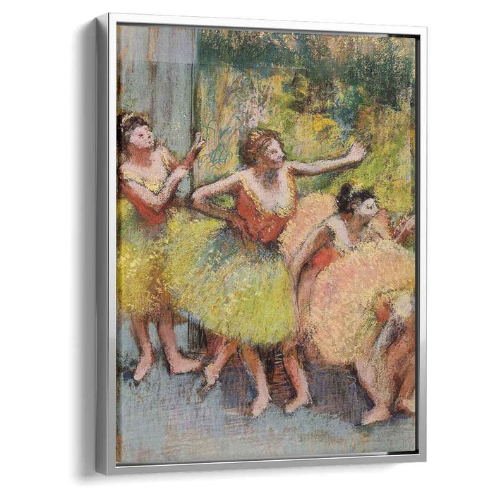 Dancers in Green and Yellow (1904) by Edgar Degas