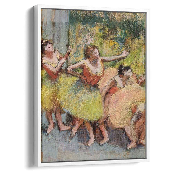Dancers in Green and Yellow (1904) by Edgar Degas