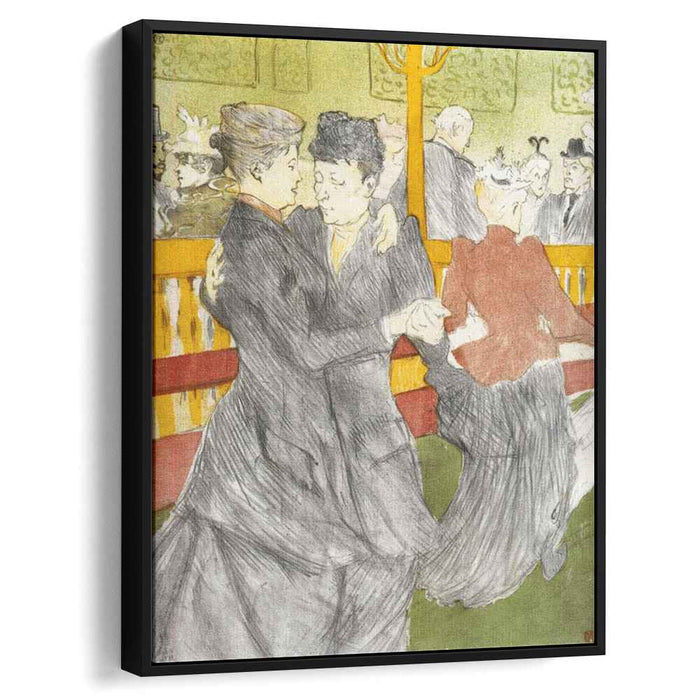 Dancing at the Moulin Rouge (1897) by Henri de Toulouse-Lautrec