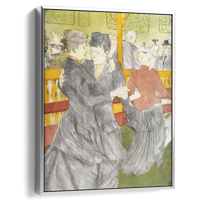 Dancing at the Moulin Rouge (1897) by Henri de Toulouse-Lautrec