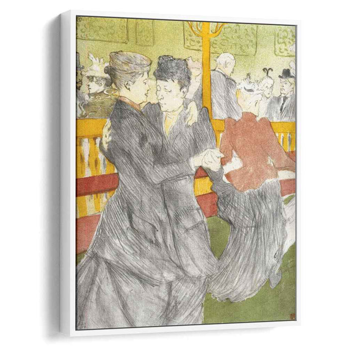 Dancing at the Moulin Rouge (1897) by Henri de Toulouse-Lautrec