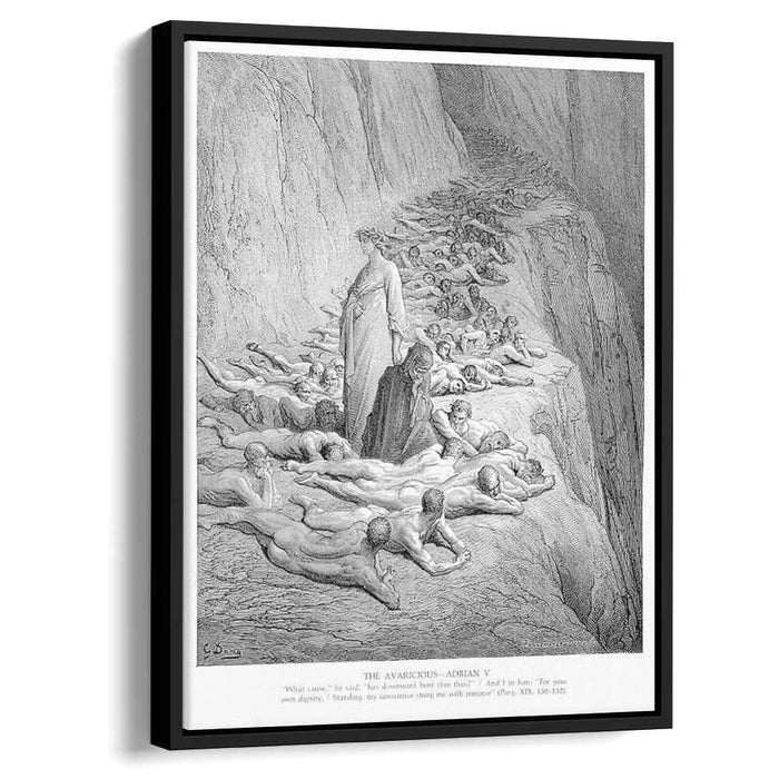 Dante and Pope Adrian V (1868) by Gustave Dore