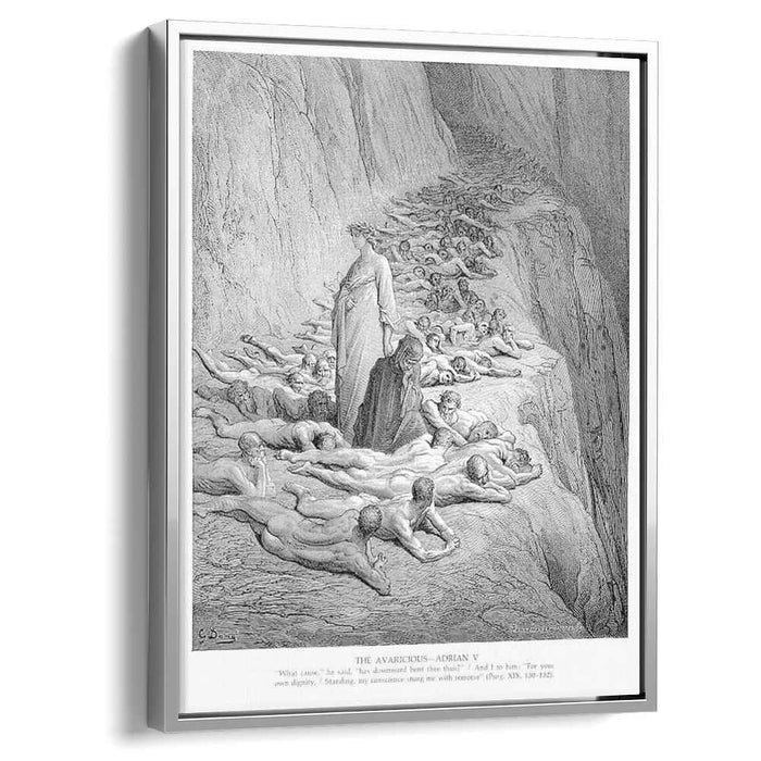 Dante and Pope Adrian V (1868) by Gustave Dore