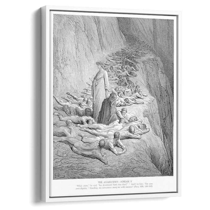 Dante and Pope Adrian V (1868) by Gustave Dore