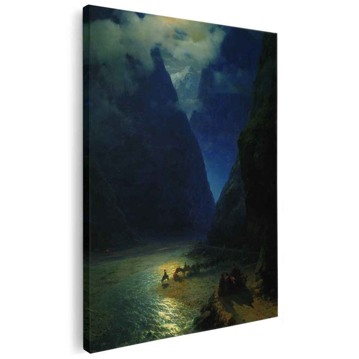 Darial Gorge (1862) by Ivan Aivazovsky