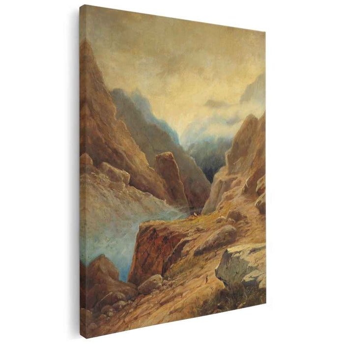 Darial Gorge (1891) by Ivan Aivazovsky
