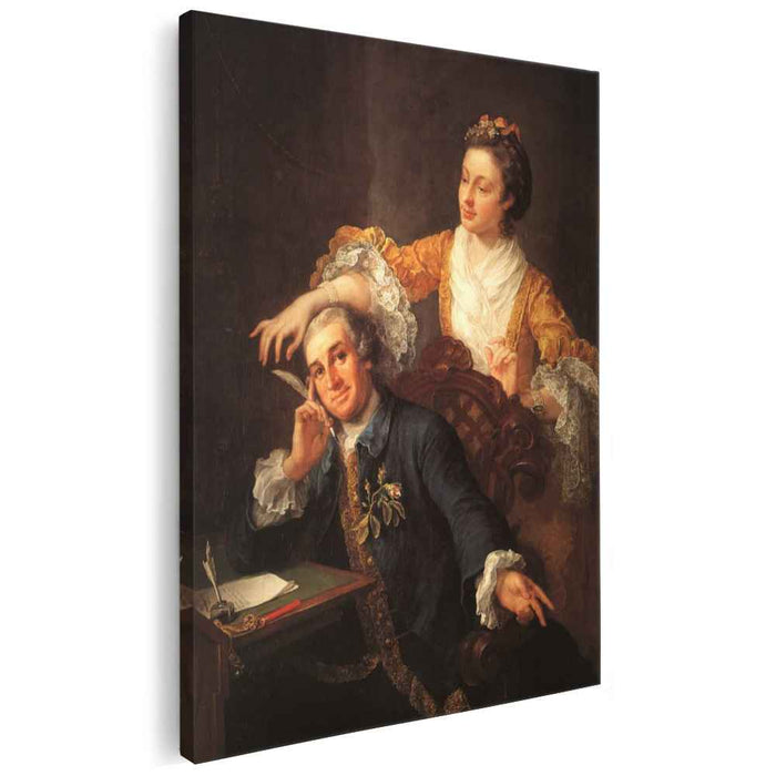 David Garrick and his Wife (1757) by William Hogarth