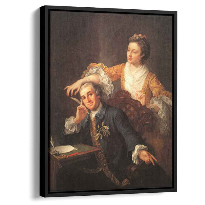 David Garrick and his Wife (1757) by William Hogarth