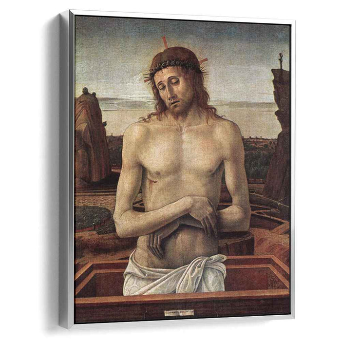Dead Christ in the Sepulchre (1460) by Giovanni Bellini