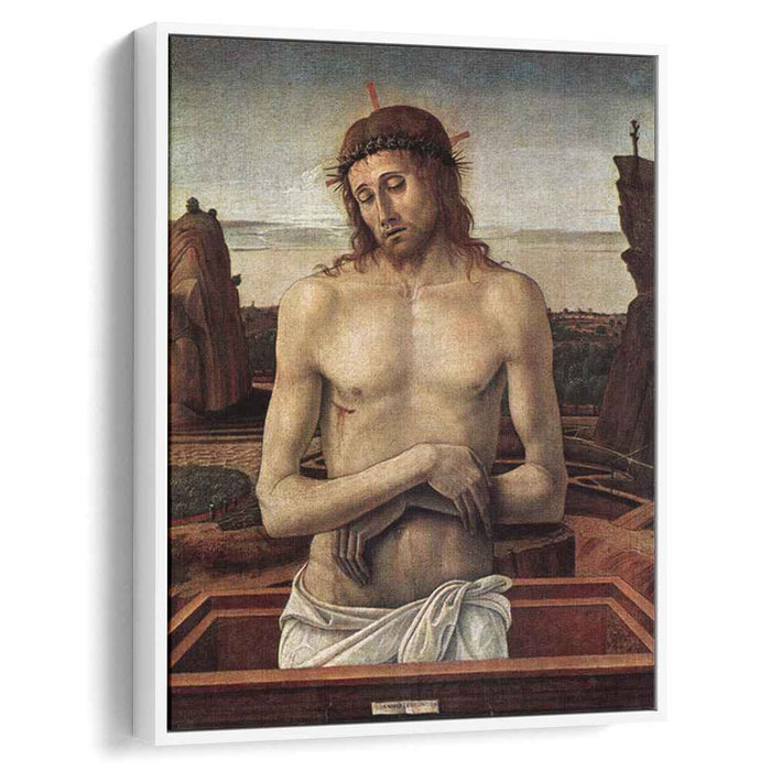 Dead Christ in the Sepulchre (1460) by Giovanni Bellini