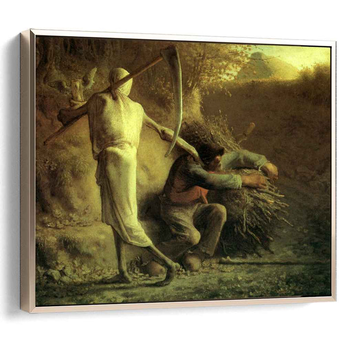 Death and the woodcutter (1859) by Jean-Francois Millet