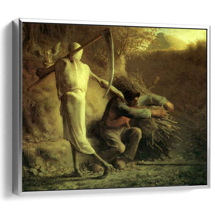 Death and the woodcutter (1859) by Jean-Francois Millet
