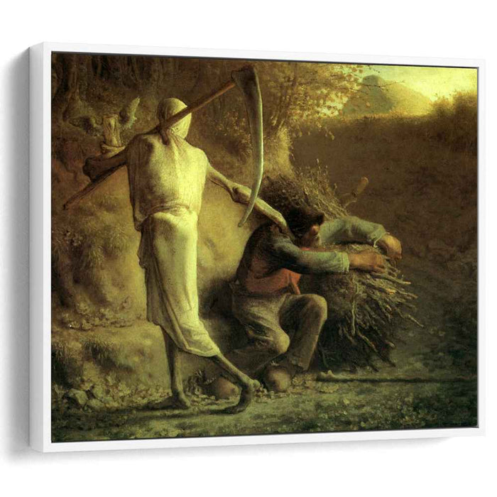 Death and the woodcutter (1859) by Jean-Francois Millet