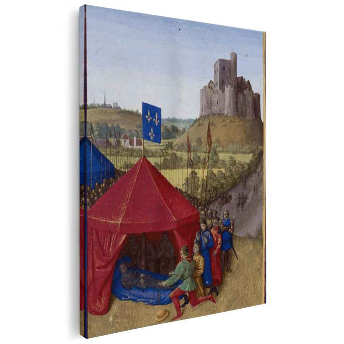Death of Bertrand du-Guesclin (1460) by Jean Fouquet