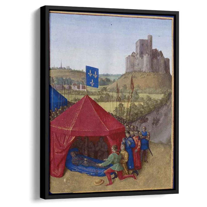 Death of Bertrand du-Guesclin (1460) by Jean Fouquet