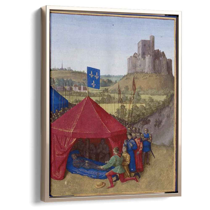 Death of Bertrand du-Guesclin (1460) by Jean Fouquet
