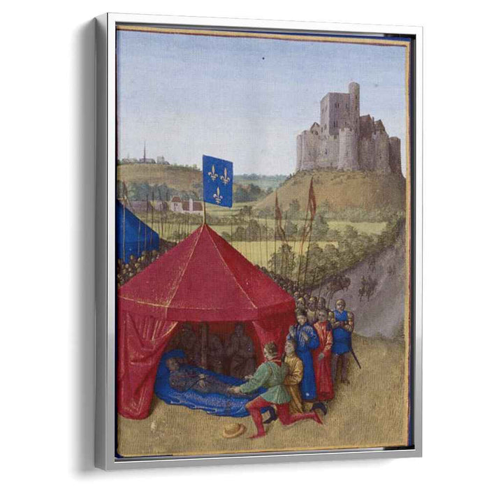 Death of Bertrand du-Guesclin (1460) by Jean Fouquet