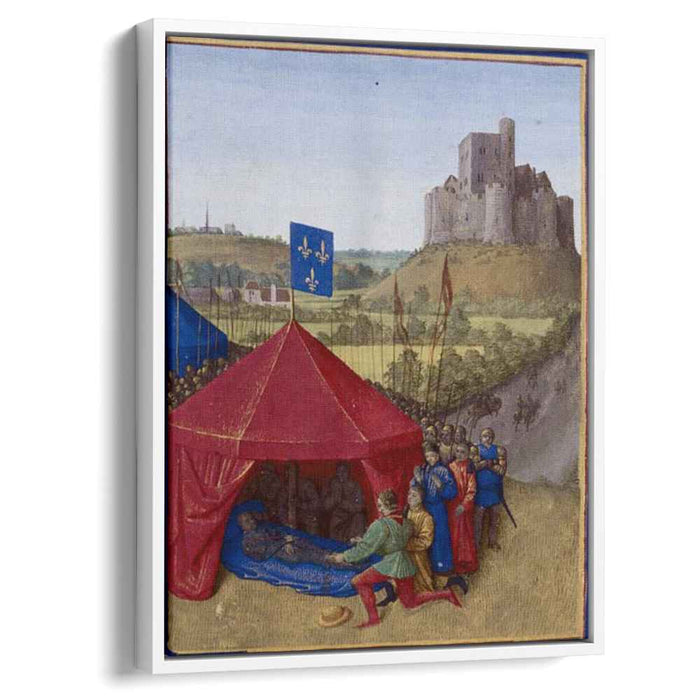 Death of Bertrand du-Guesclin (1460) by Jean Fouquet
