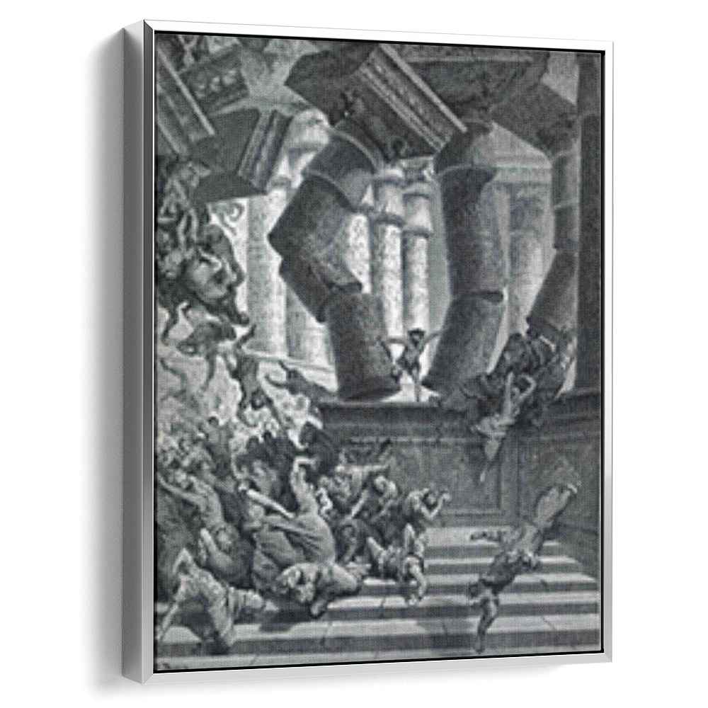 Death of Samson (1866) by Gustave Dore - Canvas Artwork — Kanvah