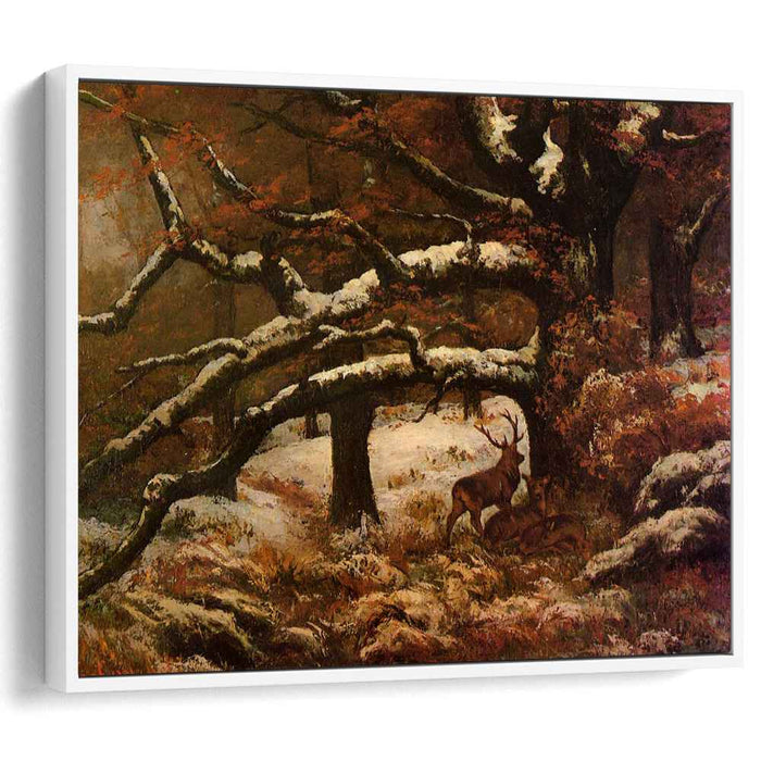 Deer Shelter (1868) by Gustave Courbet