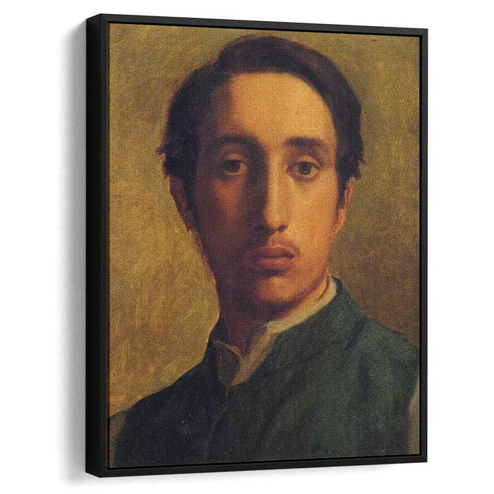 Degas in a Green Jacket (1856) by Edgar Degas