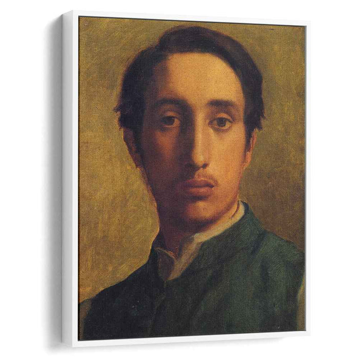 Degas in a Green Jacket (1856) by Edgar Degas