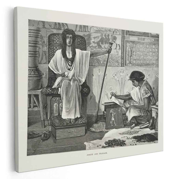 Depiction of Joseph reading to the Pharaoh (1878) by Sir Lawrence Alma-Tadema