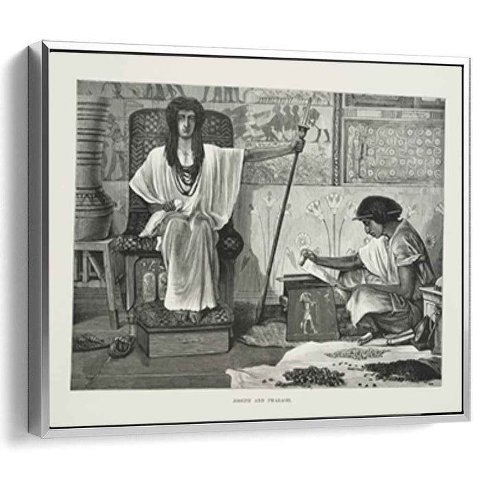 Depiction of Joseph reading to the Pharaoh (1878) by Sir Lawrence Alma-Tadema