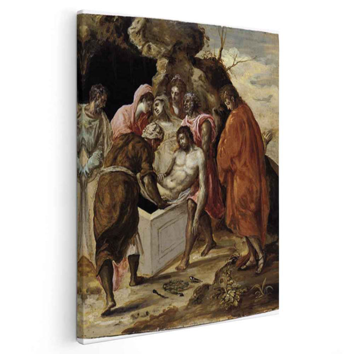 Deposition in the tomb (1575) by El Greco