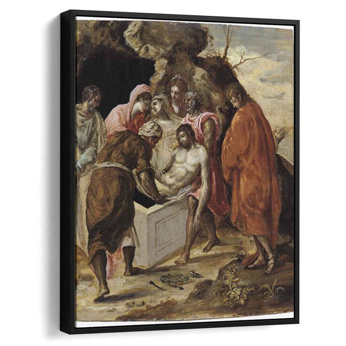 Deposition in the tomb (1575) by El Greco