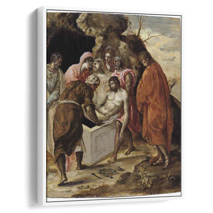 Deposition in the tomb (1575) by El Greco