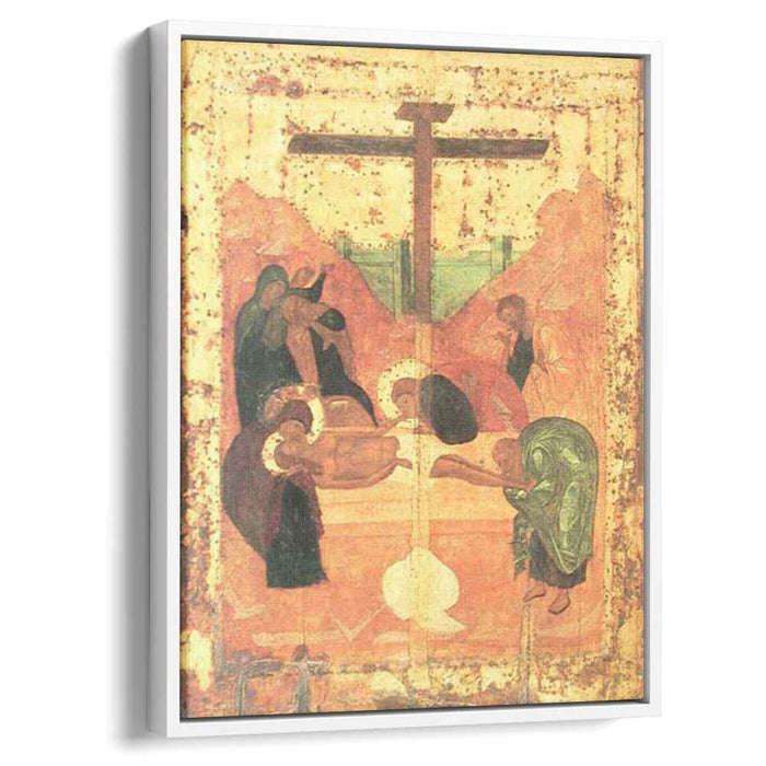 Deposition to tomb (1427) by Andrei Rublev