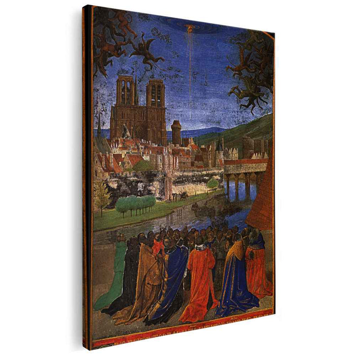 Descent of the Holy Ghost upon the Faithful (1460) by Jean Fouquet