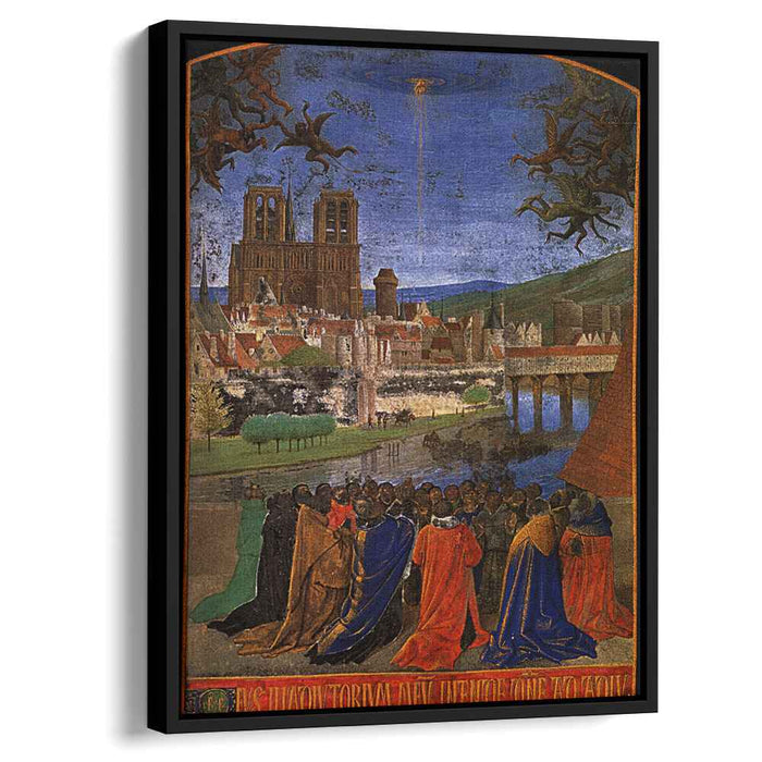 Descent of the Holy Ghost upon the Faithful (1460) by Jean Fouquet