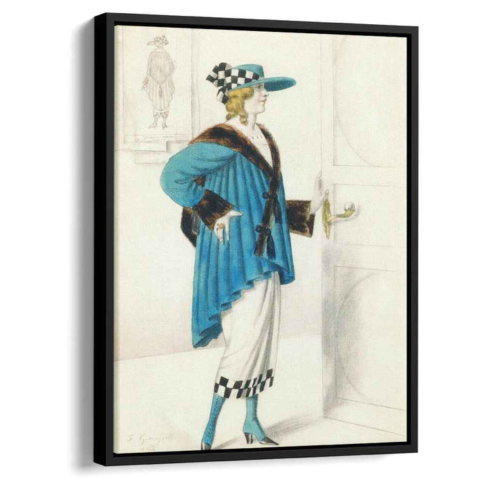 Designs of female costume (1923) by Boris Kustodiev