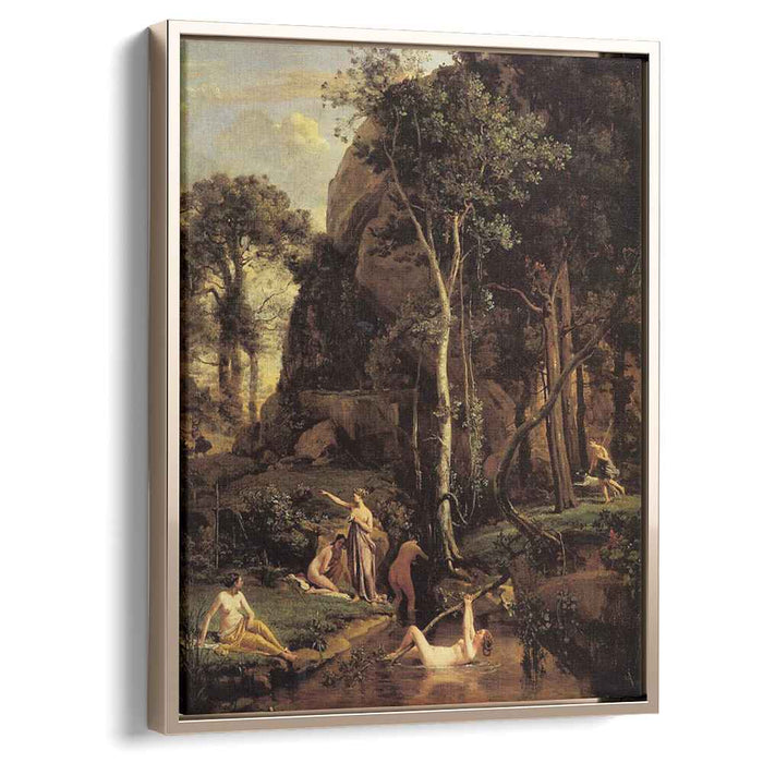 Diana Surprised at Her Bath (1836) by Camille Corot