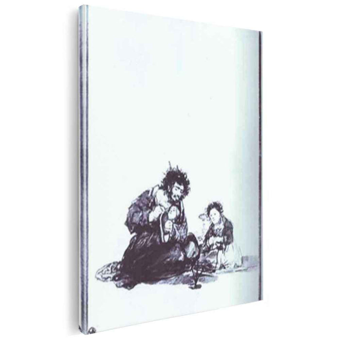 Diligent Blind Man by Francisco Goya