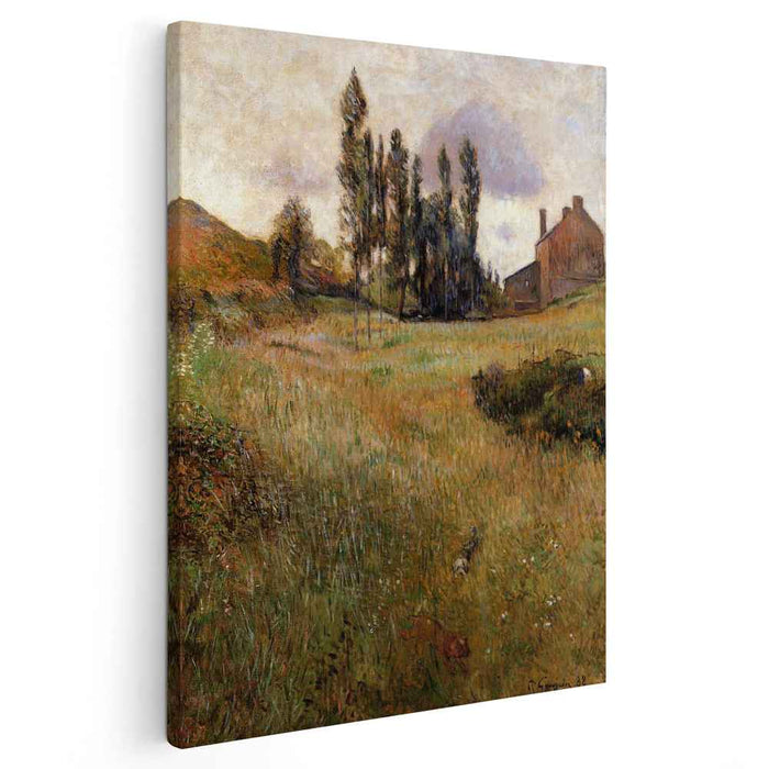 Dogs running through a field (1888) by Paul Gauguin