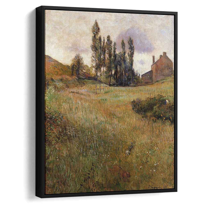 Dogs running through a field (1888) by Paul Gauguin