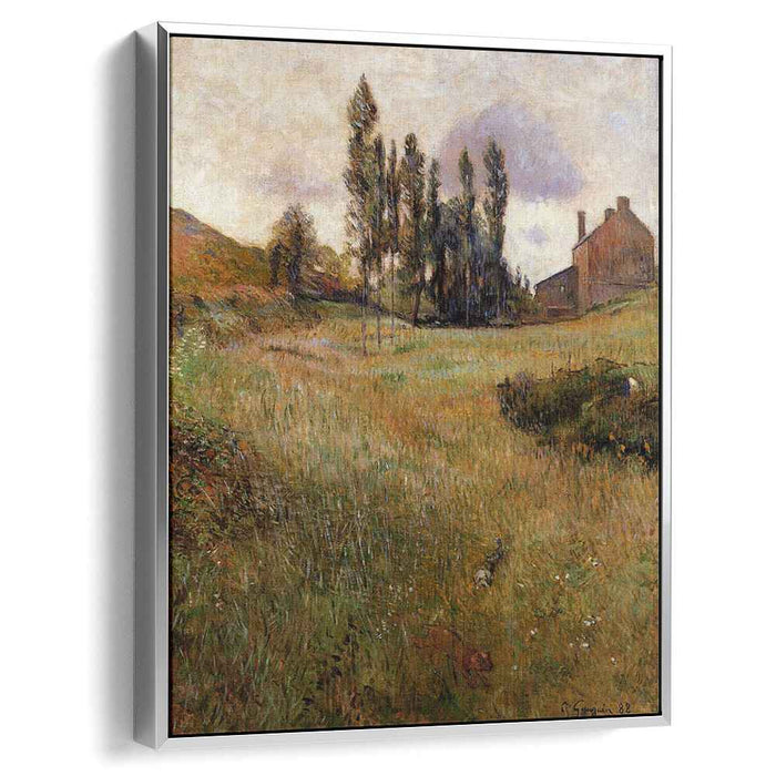 Dogs running through a field (1888) by Paul Gauguin