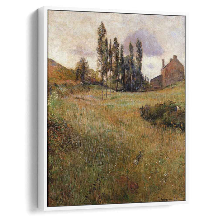 Dogs running through a field (1888) by Paul Gauguin