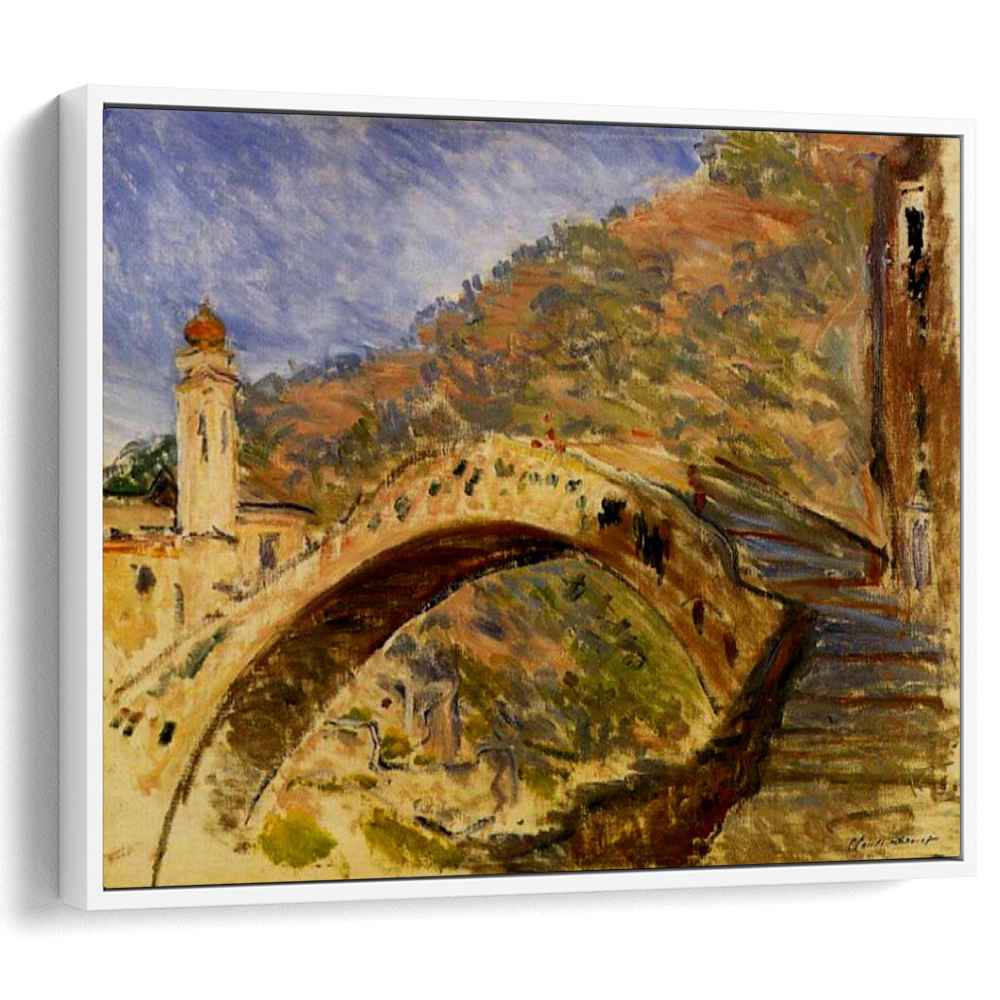 Dolceacqua, Bridge by Claude Monet - Canvas Artwork — Kanvah