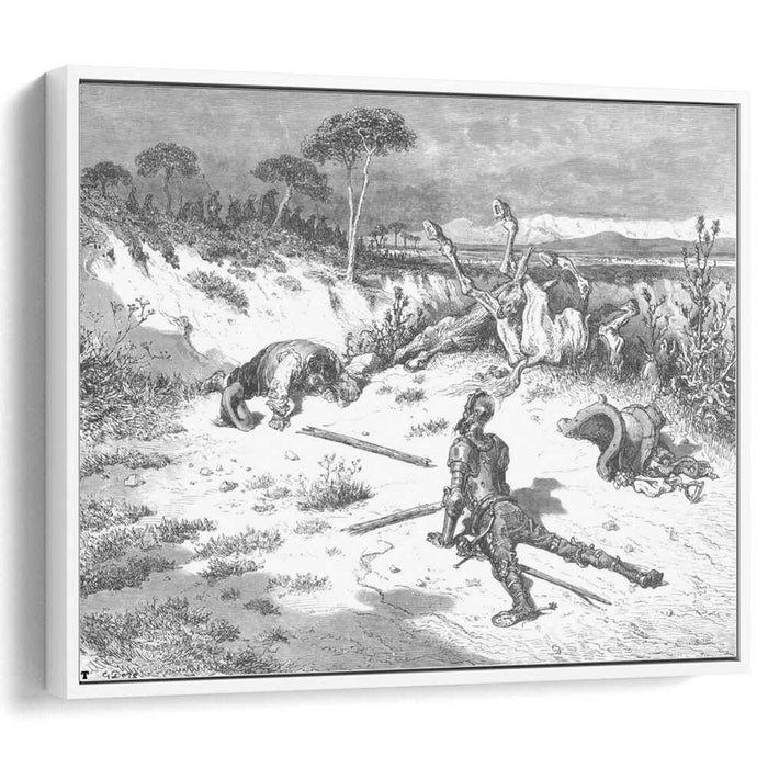 Don Quixote's Moralising on Ingratitude by Gustave Dore