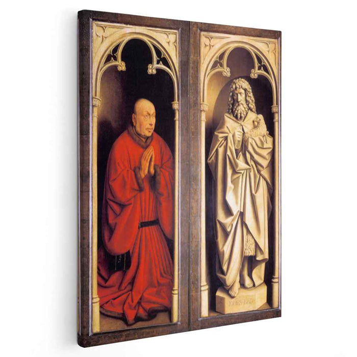 Donor and St. John the Baptist (1432) by Jan van Eyck