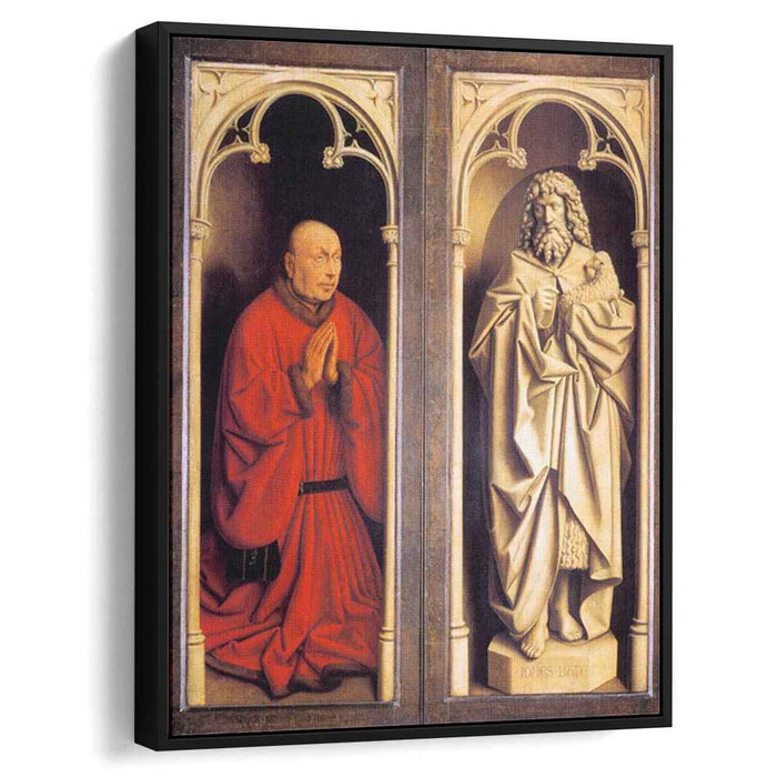 Donor and St. John the Baptist (1432) by Jan van Eyck